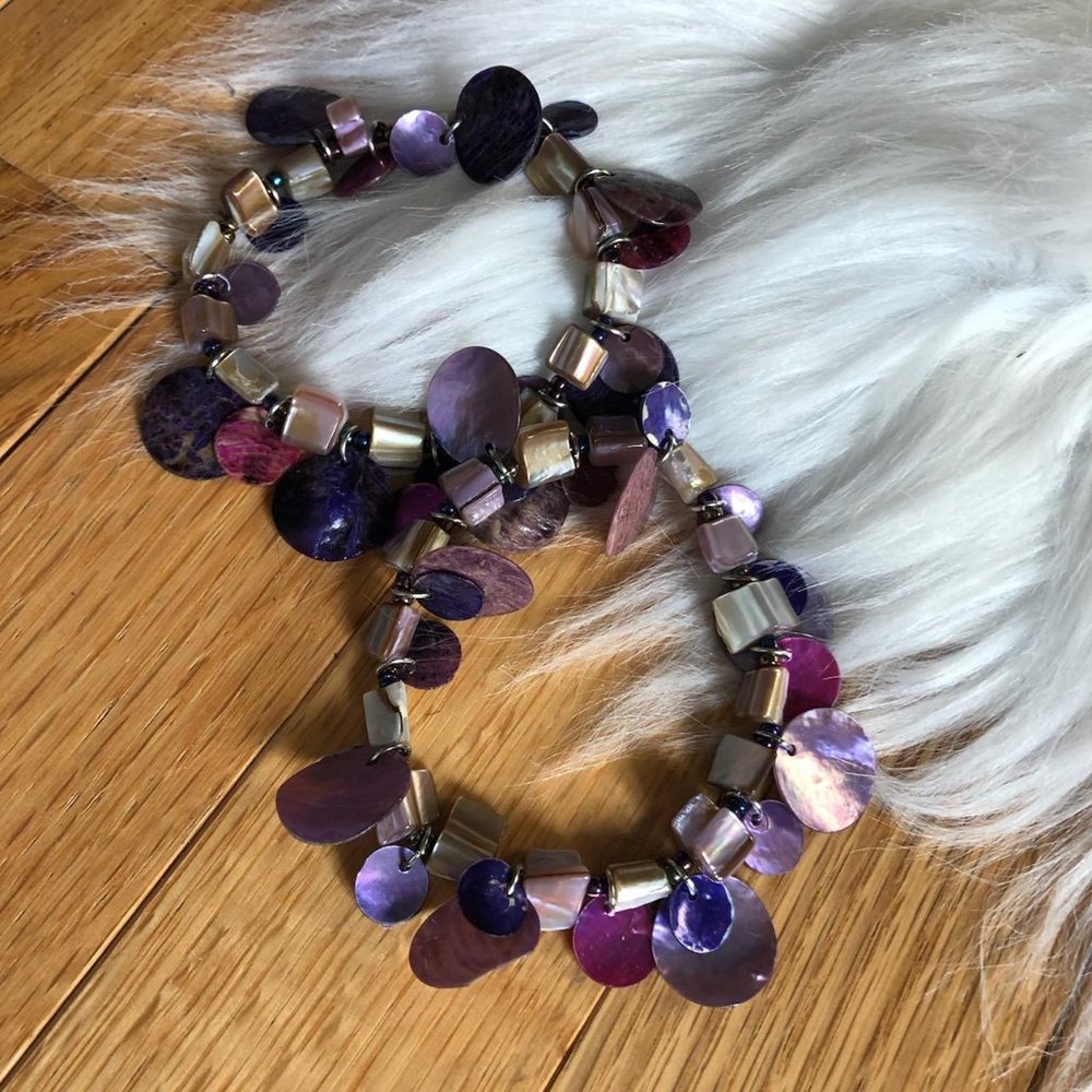 Set of 2 Beaded Stretch Bracelets